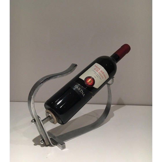 Image 1 of Porte-bouteille chromé vintage, 1930