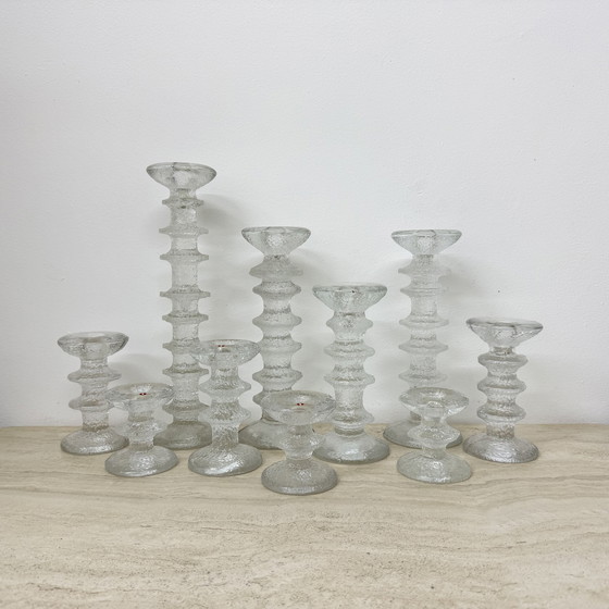 Image 1 of Set de 10 bougeoirs par Timo Sarpaneva pour Iittala , 1970S
