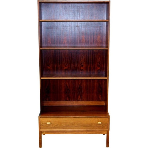 Bibliothèque vintage en bois de rose, Danemark 1960