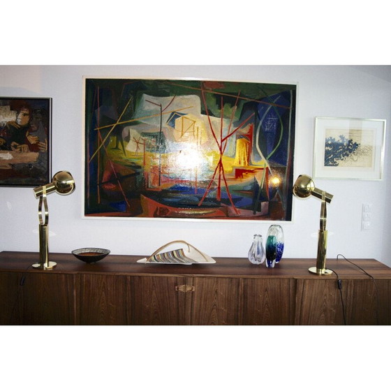 Image 1 of Paire de lampes vintage apr Staff Leuchten 1970