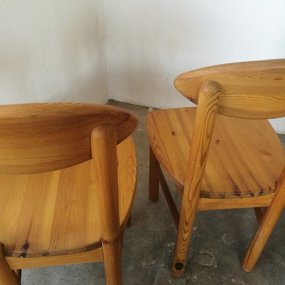 Image 1 of Ensemble de 4 chaises en pin vintage par Rainer Daumiller pour Hirtshals Savværk