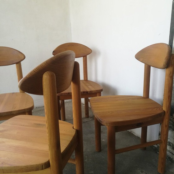 Image 1 of Ensemble de 4 chaises en pin vintage par Rainer Daumiller pour Hirtshals Savværk
