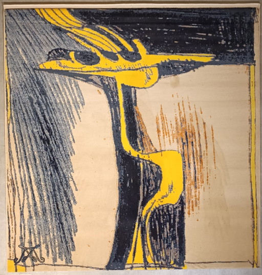 Tapis en édition limitée d'Endre Szasz, 200X200 Cm