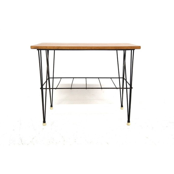 Image 1 of Table d'appoint vintage "Stringbord" en teck et métal, Suède 1950
