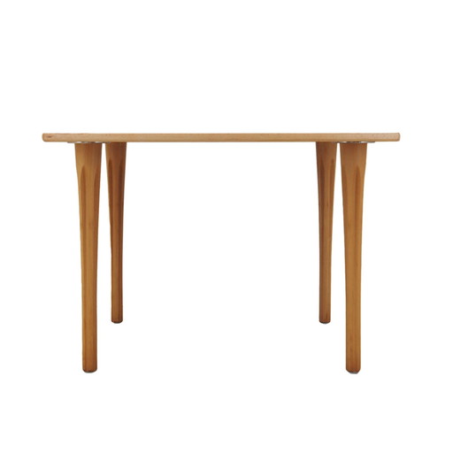 Table en hêtre, Design danois, 1970S, Designer : Takshi Okamura & Erik Marquardsen, Production : Getama