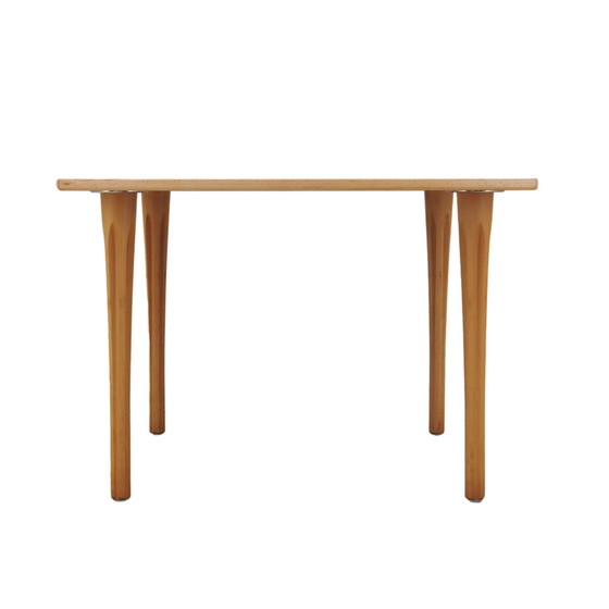 Image 1 of Table en hêtre, Design danois, 1970S, Designer : Takshi Okamura & Erik Marquardsen, Production : Getama