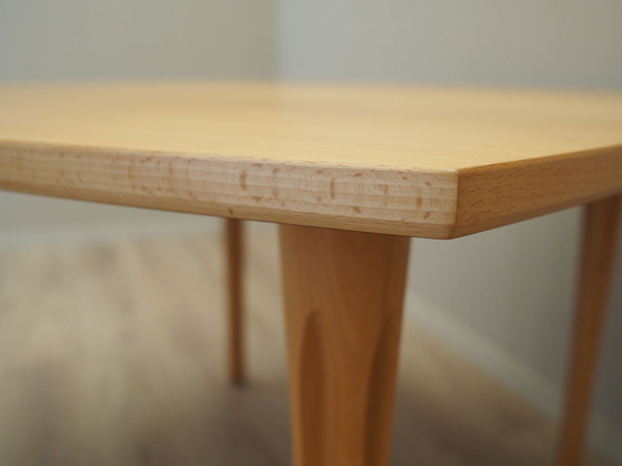 Image 1 of Table en hêtre, Design danois, 1970S, Designer : Takshi Okamura & Erik Marquardsen, Production : Getama