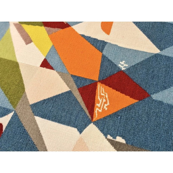 Image 1 of Tapisserie vintage "Key Largo" en laine multicolore par Mathieu Matégot
