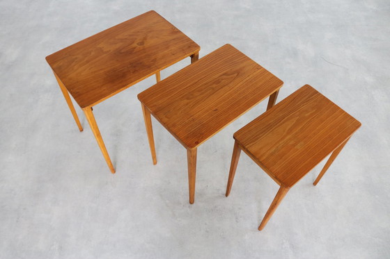 Image 1 of Set Vintage Nesting Tables