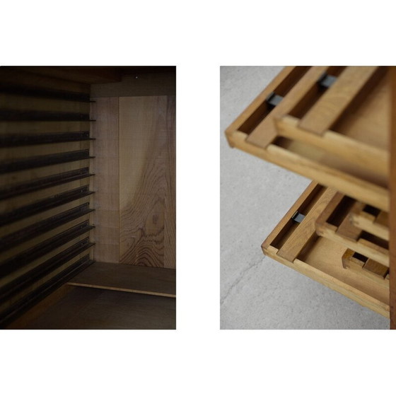 Image 1 of Classeur vintage en chêne avec plusieurs tiroirs, 1930