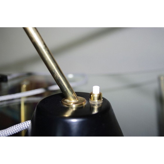 Image 1 of Lampe vintage en laiton doré par Bruno Gatta pour Stinovo, Italie 1950