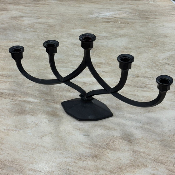 Image 1 of Chandelier Vintage en fonte de Giesserei Aachen