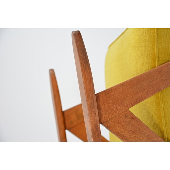 Image 1 of Fauteuil vintage Kompas jaune 1970