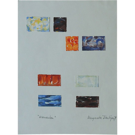 Affiche vintage de Margareta Treutiger, 1978