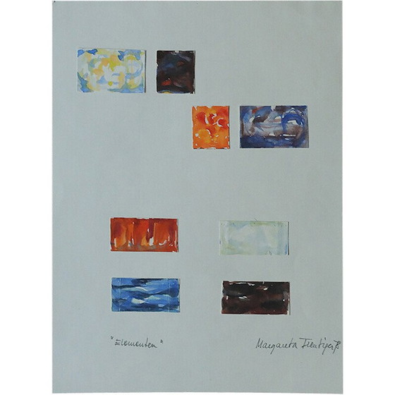 Image 1 of Affiche vintage de Margareta Treutiger, 1978