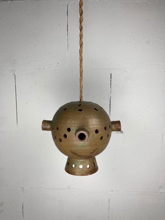 Pendentif de l'ère spatiale en céramique brutaliste – Mobach, Suspensions, Ceramic (photo 8 of 11)