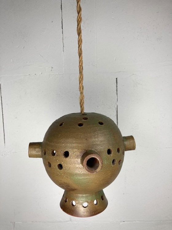 Pendentif de l'ère spatiale en céramique brutaliste – Mobach, Suspensions, Ceramic (photo 4 of 11)
