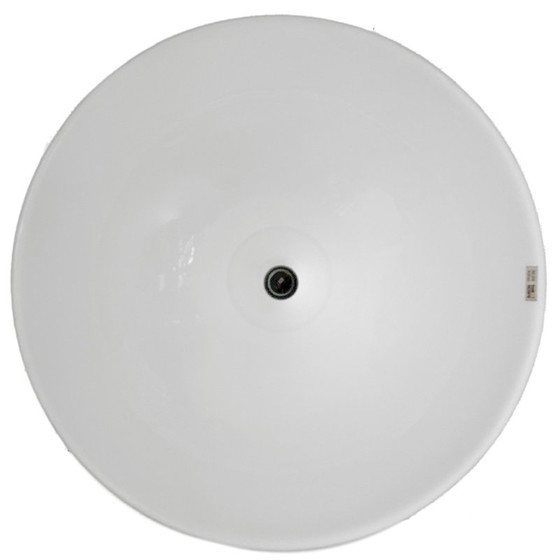 Image 1 of Lampe trompette vintage chapeau de sorcière Dijkstra plastique blanc