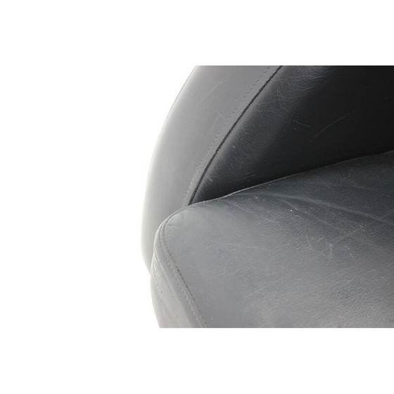 Image 1 of Paire de fauteuils en cuir vintage, Tchécoslovaquie 1970