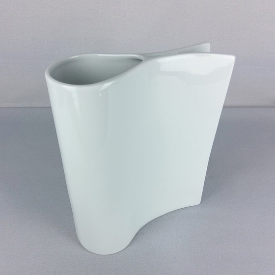 Image 1 of Vase vintage en porcelaine blanche de Sarian, 2000