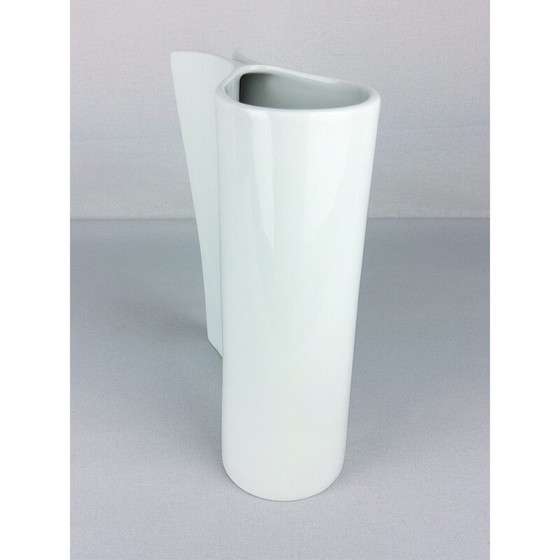 Image 1 of Vase vintage en porcelaine blanche de Sarian, 2000