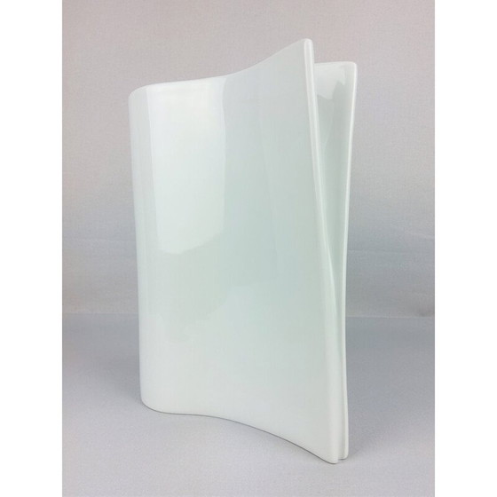 Image 1 of Vase vintage en porcelaine blanche de Sarian, 2000