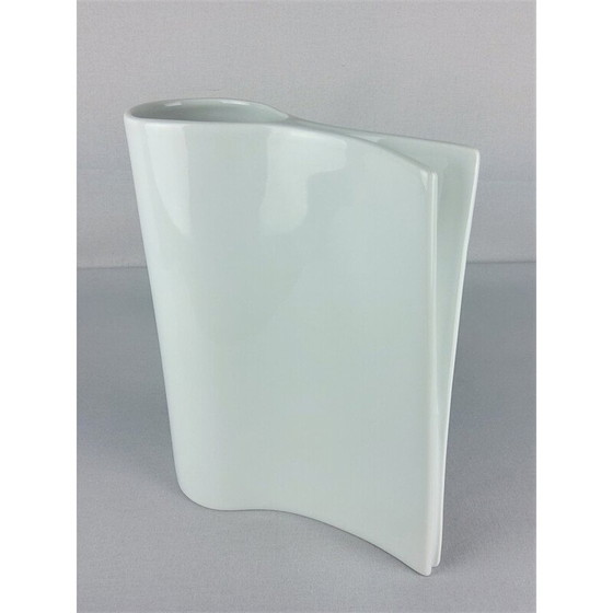 Image 1 of Vase vintage en porcelaine blanche de Sarian, 2000