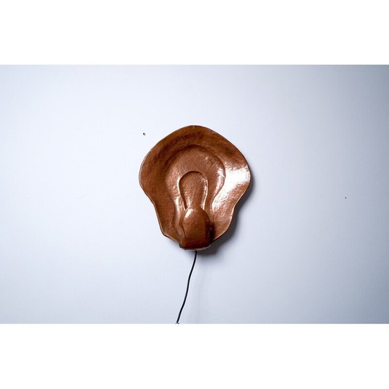 Image 1 of Applique anthroposophique vintage en cuivre, Allemagne 1969