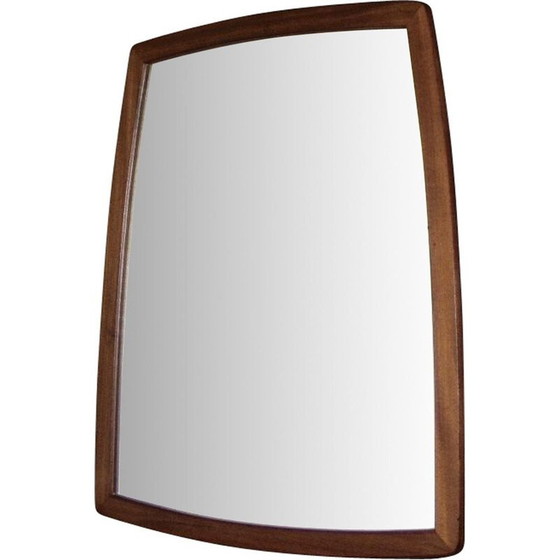 Image 1 of Miroir vintage en teck, Allemagne 1960
