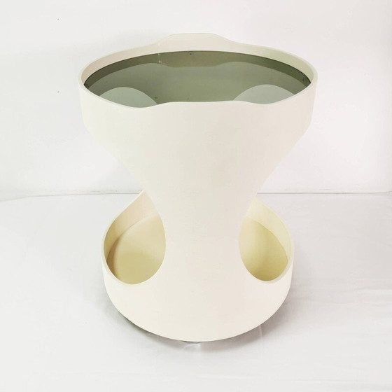 Image 1 of Table d'appoint vintage Space Age par Opal, Allemagne, 1970
