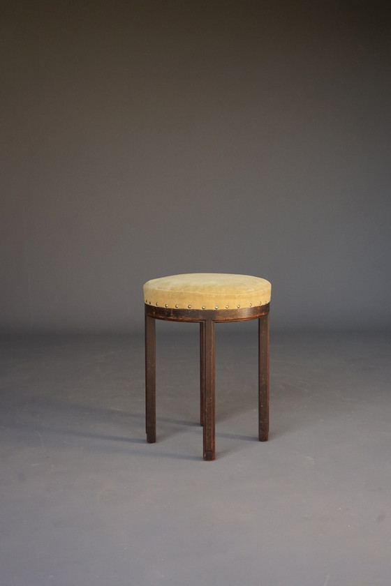 Image 1 of Tabouret moderniste H.Pander & Zonen. 1930s