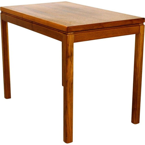 Table d'appoint vintage en noyer, Suède 1960