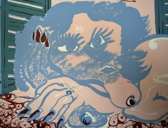 Image 1 of Favaretto Casarini : "Vivere Mosesti". Lithographie en couleur, signée et numérotée à la main. En excellent état.