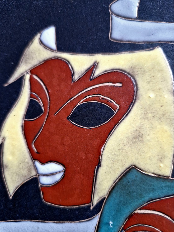 Image 1 of 1 Tableau mural Ruscha "Maske"