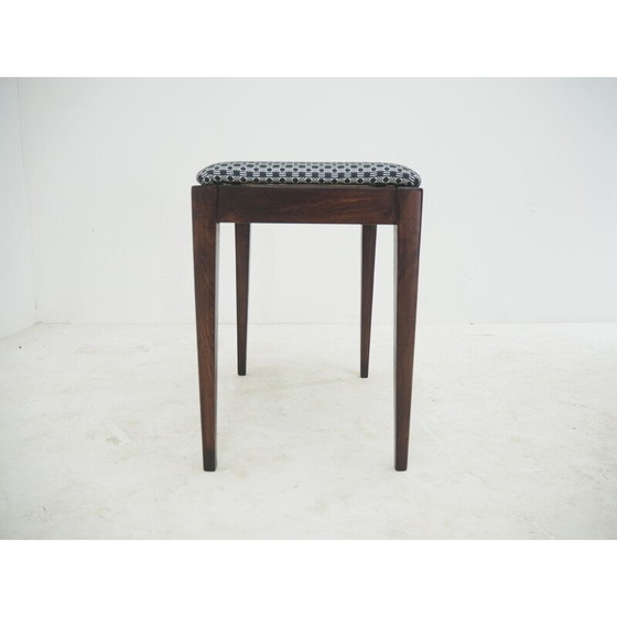 Image 1 of Tabouret en bois du milieu du siècle, Tchécoslovaquie années 1960