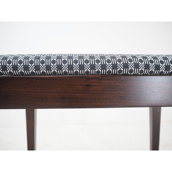Image 1 of Tabouret en bois du milieu du siècle, Tchécoslovaquie années 1960