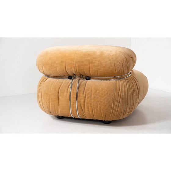 Image 1 of Canapé 3 places Soriana vintage par Tobia et Afra Scarpa pour Cassina, 1970