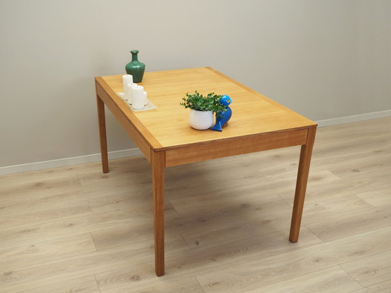 Image 1 of Table en frêne, Design danois, 1970S, Production : Danemark