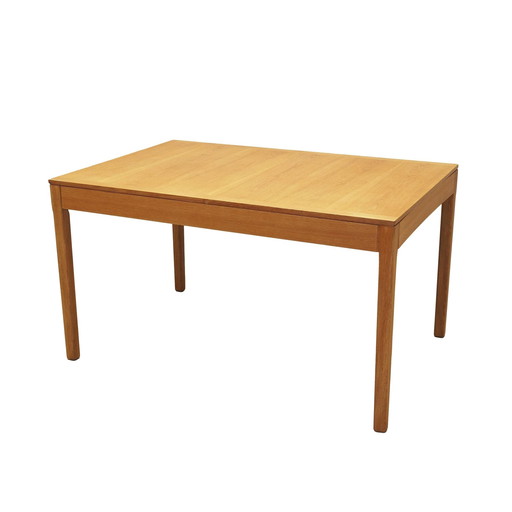 Table en frêne, Design danois, 1970S, Production : Danemark