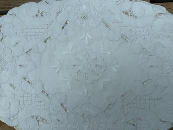 Image 1 of Vintage Set de 75 serviettes brodées