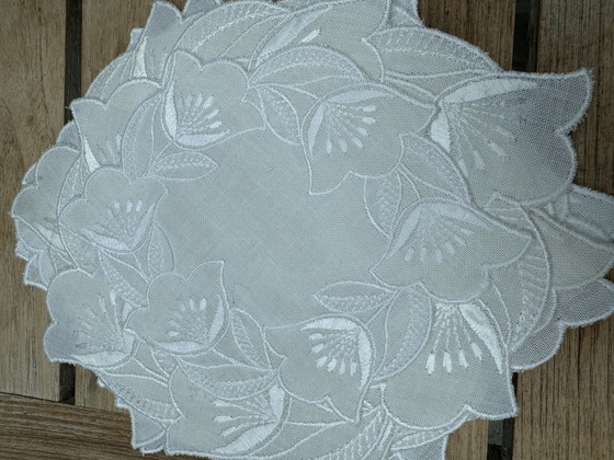Image 1 of Vintage Set de 75 serviettes brodées