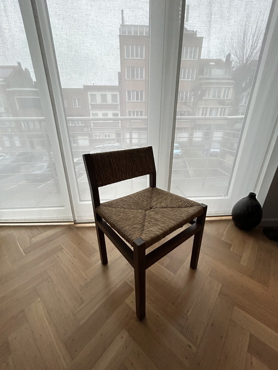 Image 1 of Martin Visser Table + Table d'appoint + 7 Chaises. Placage wengé