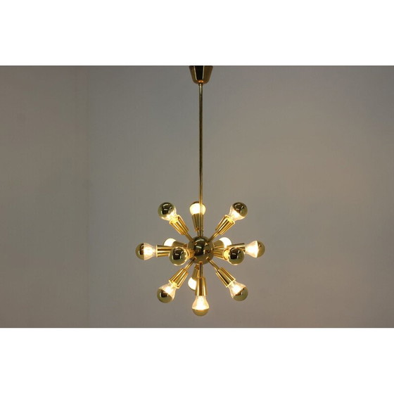 Image 1 of Pendentif Spoutnik en laiton, 1970