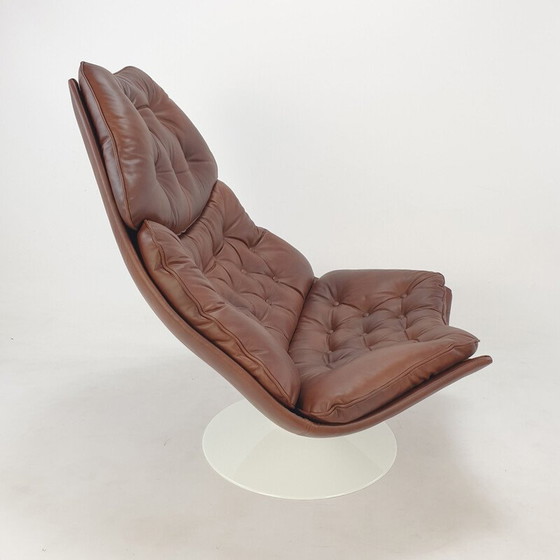 Image 1 of Chaise longue F588 en cuir de Geoffrey Harcourt pour Artifort, années 1960