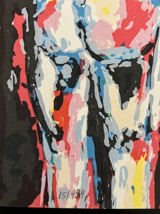 Image 1 of Sérigraphie Jonas Erszi - Petite conversation