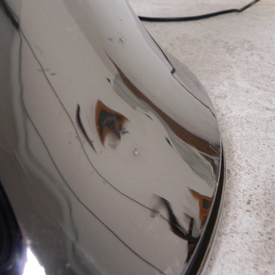 Image 1 of Lampe sur pied chromée de style Art déco, Jules Dewaele Bruxelles, années 1950