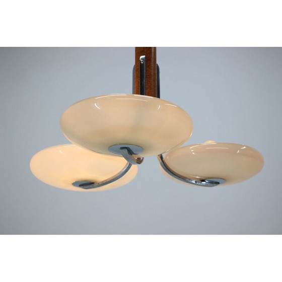 Image 1 of Lustre bauhaus vintage par Jindrich Halabala pour UP zavody, Tchécoslovaquie 1930