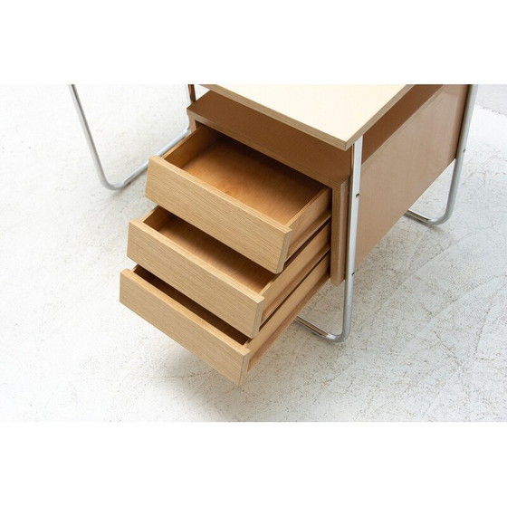 Image 1 of Bureau tchécoslovaque vintage en chrome et formica, 1950