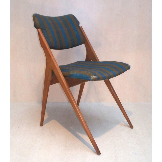 Image 1 of 6 chaises de salle à manger, Gérard GUERMONPREZ - années 1950