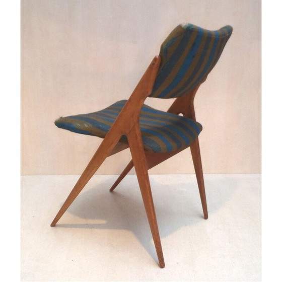 Image 1 of 6 chaises de salle à manger, Gérard GUERMONPREZ - années 1950